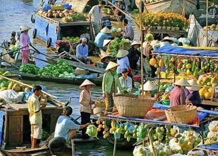 Cai Rang floating market