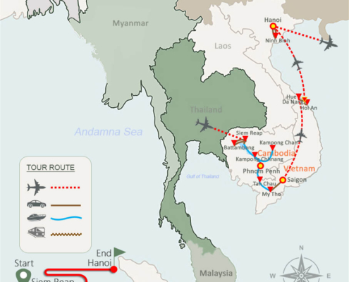 Cambodia Vietnam & Mekong Cruise Experience 3 Weeks