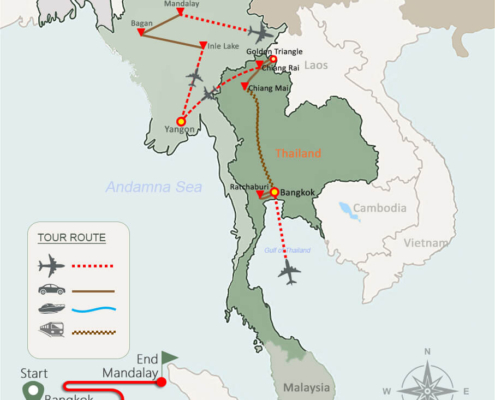 Thailand Myanmar Adventure Tour 18 Days