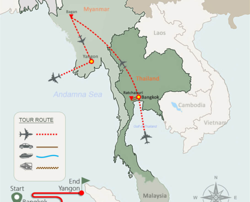 Thailand and Myanmar Highlight Tour 8 Days