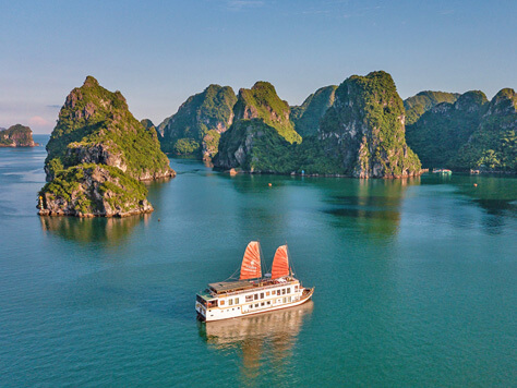 Halong Bay in Hanoi Vietnam